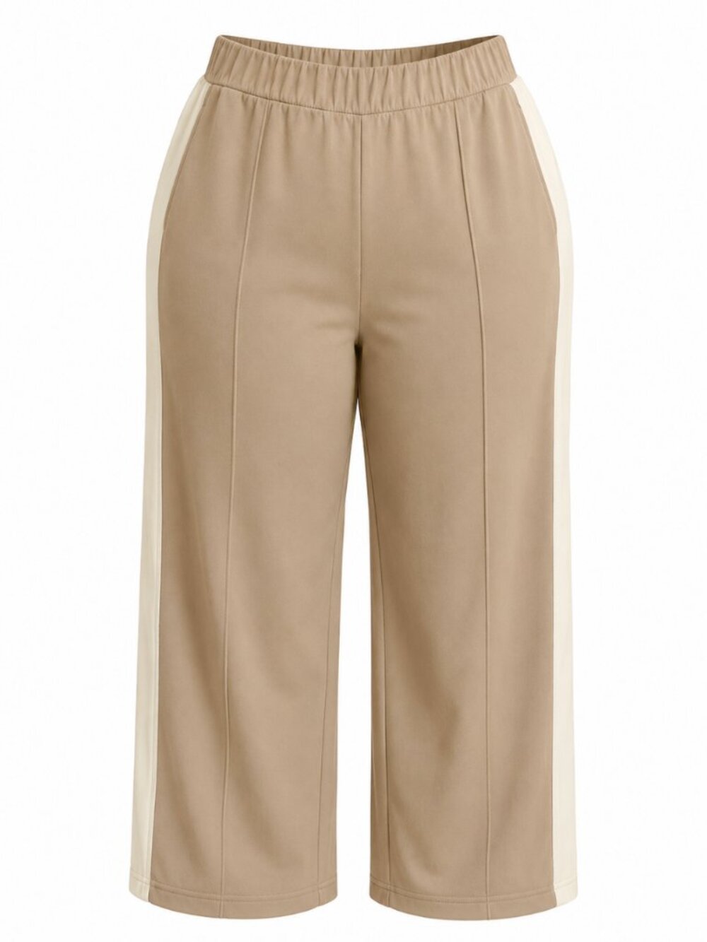 🦋 2/30 Old Navy PowerSoft Coze Beige Wide Leg Pants XXL